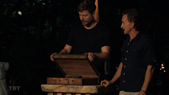 Opening the briefcase