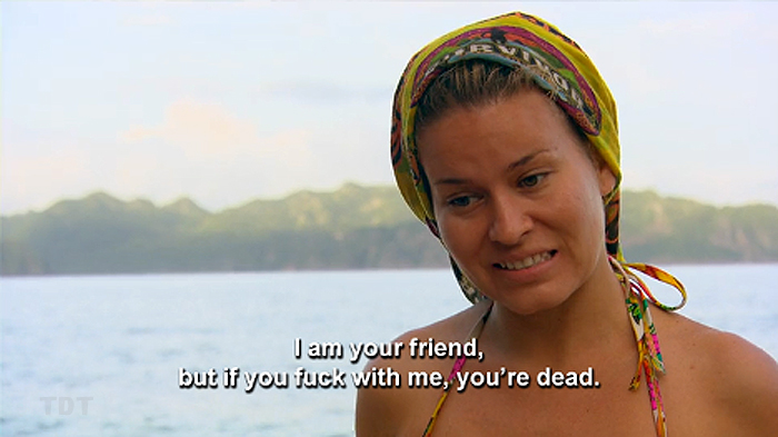 Abi Maria: I am your friend, but if you fuck with me, you're dead