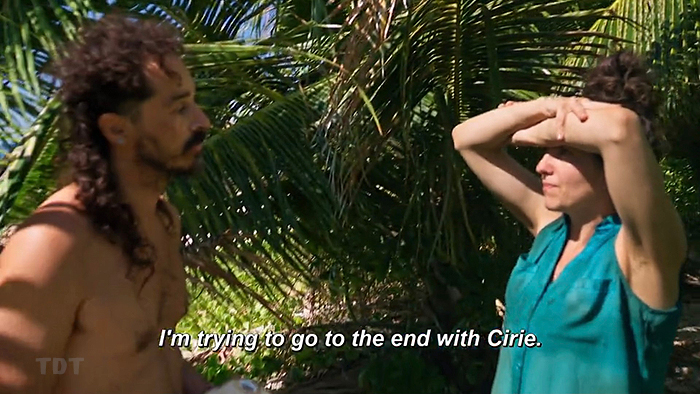Trying to go to the end with Cirie
