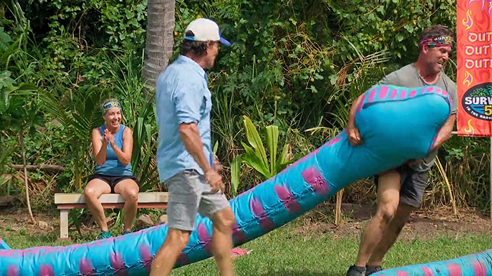 Colby handles his snake