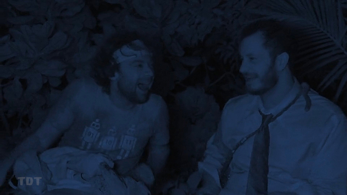 Christian and Devens celebrating