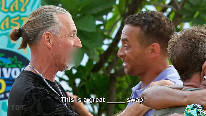 Coach to Joe: This is a great fucking swap!