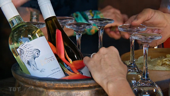 Zac Brown wine bottle