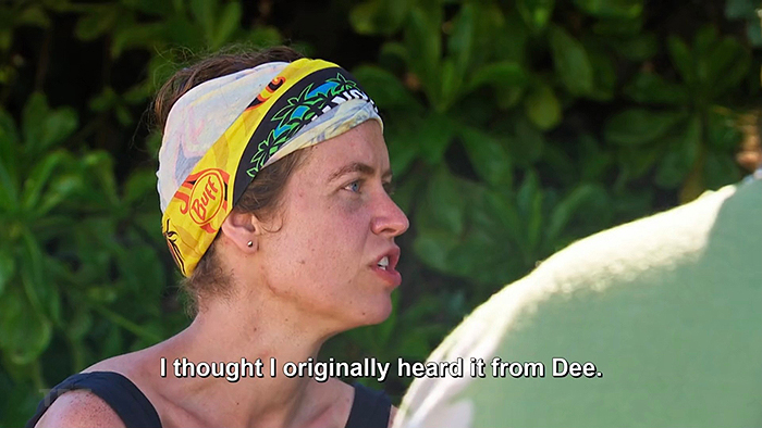 Emily: Heard it from Dee Emily: heard it from Dee