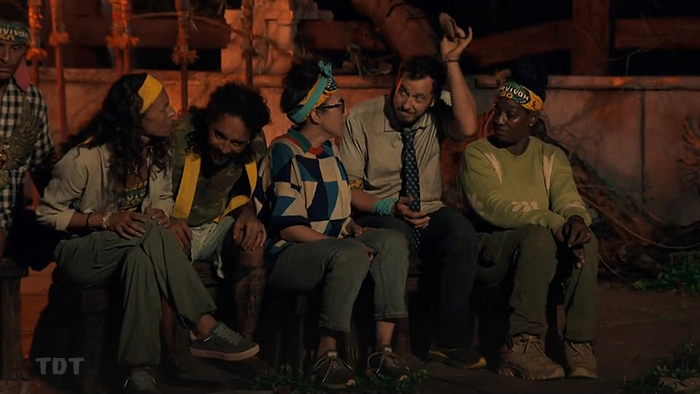 Rick brandishes his fake idol