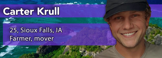 Carter Krull, 25, Sioux Falls, IA