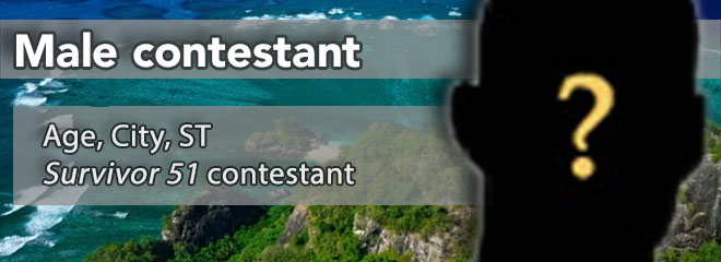 Male contestant, Age, City, S