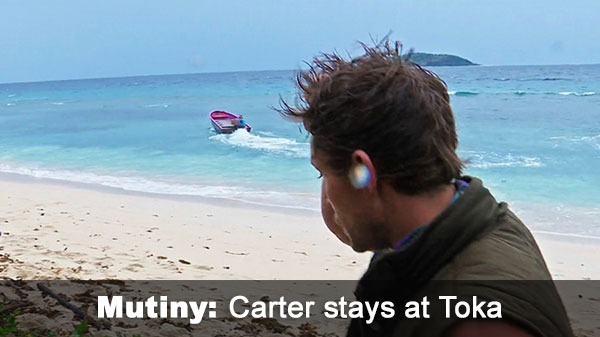Carter mutinies to Toka