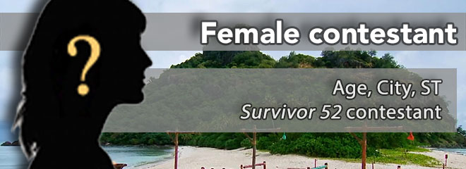 Female contestant, Age, City, S