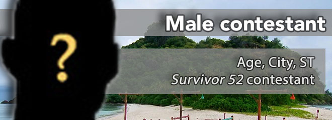 Male contestant, Age, City, S