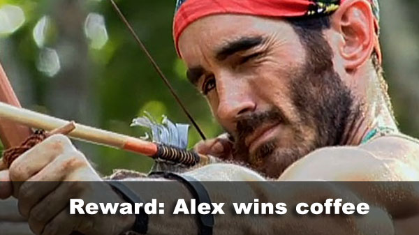 Alex wins reward