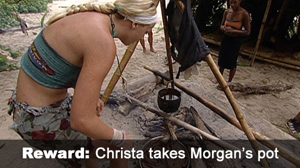 Christa raids Morgan