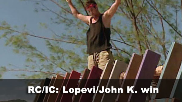 Lopevi wins RC, John K. wins IC