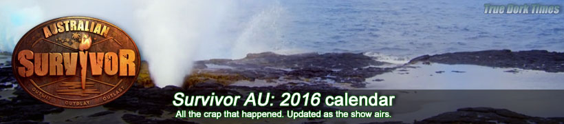 SurvivorAU 1: 2016 calendar