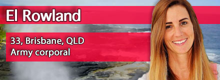 El Rowland, 33, Brisbane, QLD