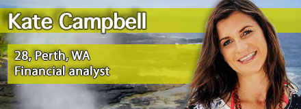 Kate Campbell, 28, Perth, WA
