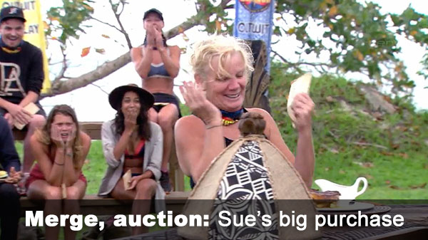 Merge, auction