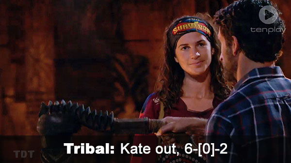 Kate out, 6-[0]-2