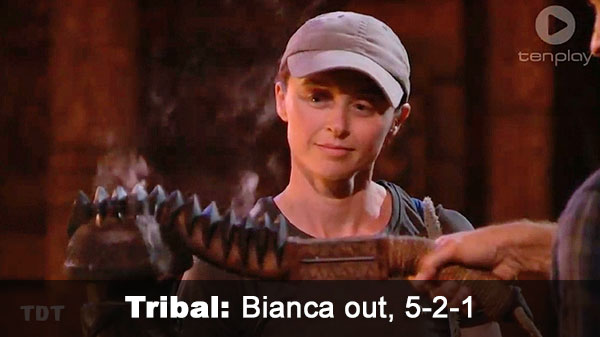 Bianca out, 5-2-1