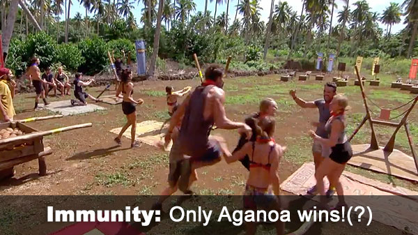 Aganoa (!) wins