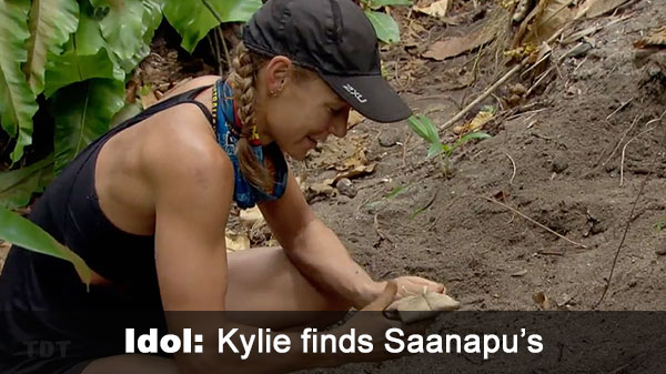 Kylie finds idol Kylie finds idol