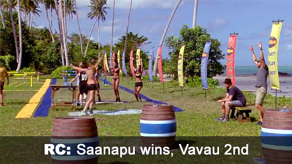 Saanapu wins, Vavau 2nd Saanapu wins, Vavau 2nd
