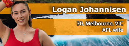 Logan Johannisen, 29, Melbourne, VIC