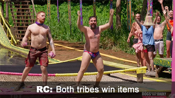 Both tribes win stuff