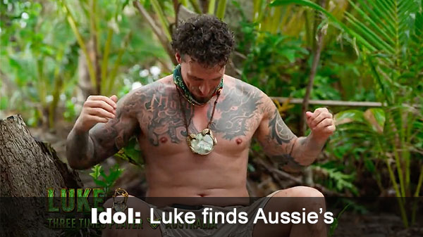 Luke finds Aussie idol