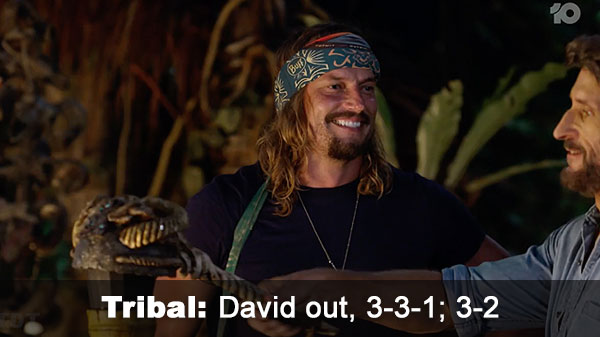 David out, 3-3-1; 3-2