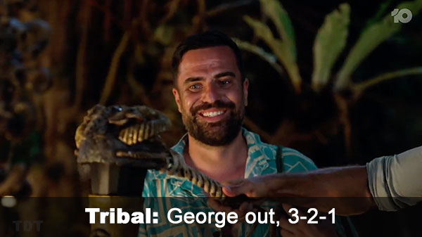 George out, 3-2-1