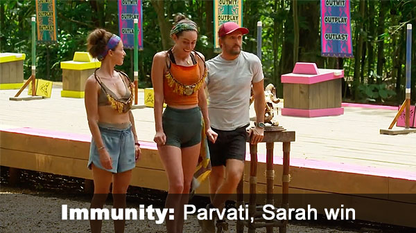 Parvati, Sarah win IC