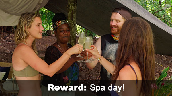 Kass gets spa reward