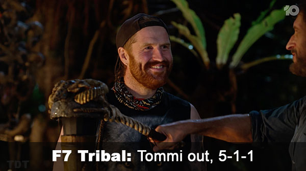 Tommi out, 5-1-1