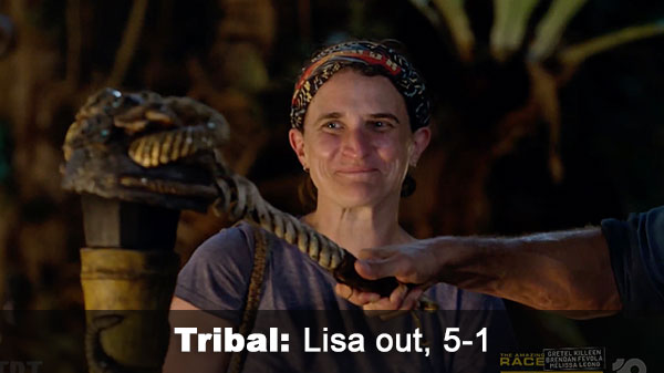 Lisa out, 5-1