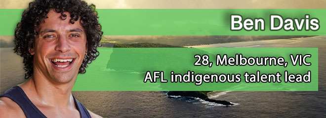 Ben Nabea Davis, 28, Melbourne, VIC