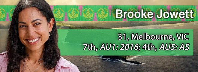 Brooke Jowett, 31, Melbourne, VIC