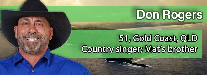 Don Rogers, 51, Gold Coast, QLD