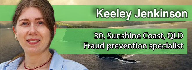 Keeley Jenkinson, 30, Sunshine Coast, QLD