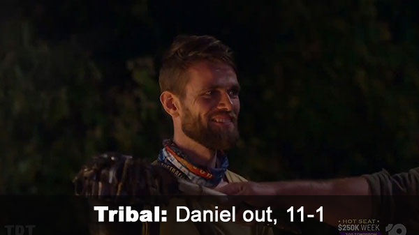 Daniel out, 11-1