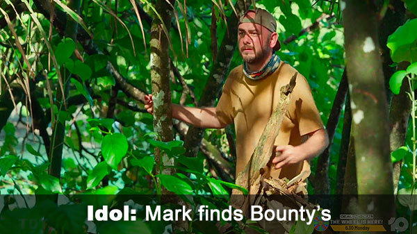 Mark finds idol