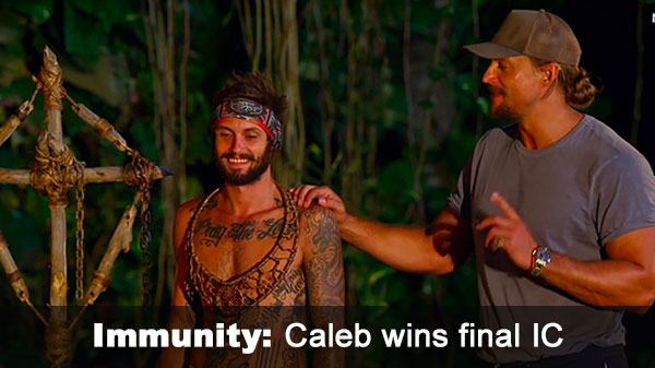 Caleb wins IC