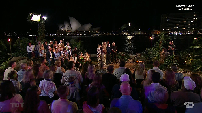 Live, open-air reunion with Sydney Opera House in the background
