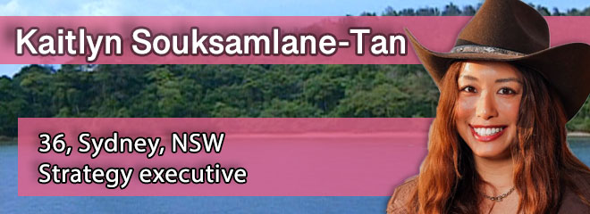 Kaitlyn Souksamlane-Tan, 36, Sydney, NSW