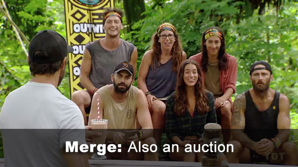 Merge/auction