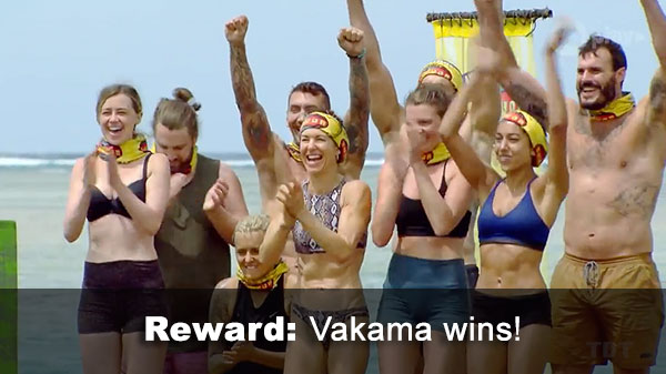 Vakama wins reward