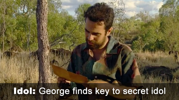 George finds idol