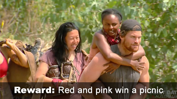 Red and red wins reward