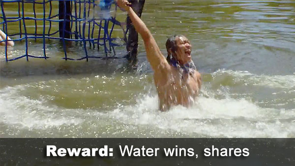 Water wins reward