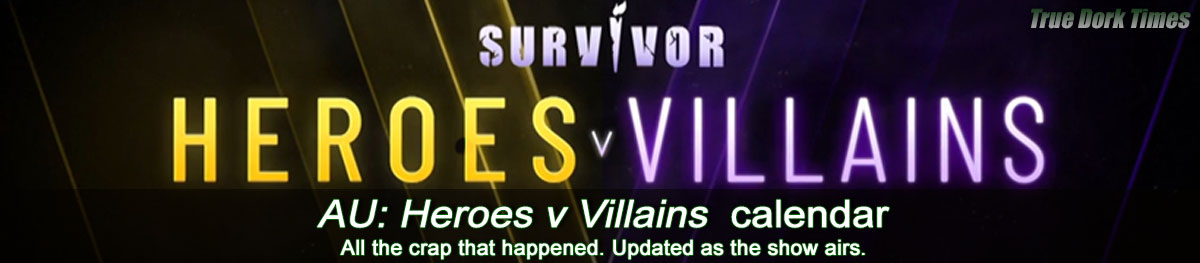 Survivor AU 8: Heroes vs Villains calendar